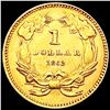 Image 2 : 1862 Rare Gold Dollar UNCIRCULATED