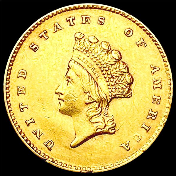 1855 Rare Gold Dollar CLOSELY UNCIRCULATED