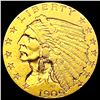 Image 1 : 1909 $2.50 Gold Quarter Eagle CLOSELY UNCIRCULATED