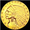 Image 1 : 1915 $2.50 Gold Quarter Eagle CLOSELY UNCIRCULATED