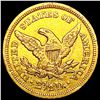 Image 2 : 1850 $2.50 Gold Quarter Eagle NEARLY UNCIRCULATED