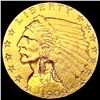 Image 1 : 1909 $2.50 Gold Quarter Eagle CLOSELY UNCIRCULATED