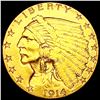 Image 1 : 1914-D $2.50 Gold Quarter Eagle CLOSELY UNCIRCULAT