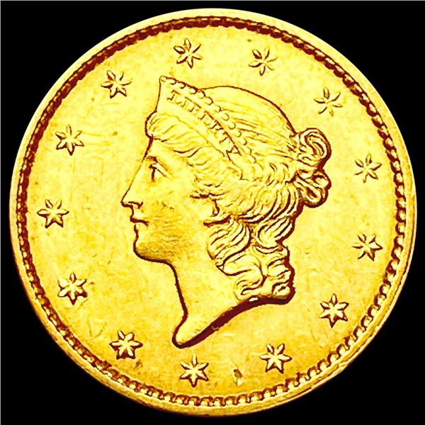 1849 Rare Gold Dollar CHOICE AU