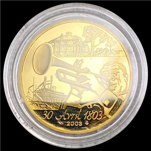 2003 France .5028oz Gold 20 Euro GEM PROOF