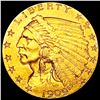 Image 1 : 1909 $2.50 Gold Quarter Eagle CLOSELY UNCIRCULATED