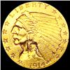 Image 1 : 1914 $2.50 Gold Quarter Eagle CLOSELY UNCIRCULATED