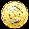 1857 Rare Gold Dollar LIGHTLY CIRCULATED
