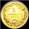 Image 2 : 1857 Rare Gold Dollar LIGHTLY CIRCULATED