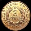 Image 2 : 1865 Two Cent Piece CHOICE AU