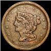 1850 Braided Hair Half Cent NICELY CIRCULATED