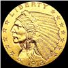 1912 $2.50 Gold Quarter Eagle CLOSELY UNCIRCULATED