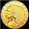 1908 $2.50 Gold Quarter Eagle CLOSELY UNCIRCULATED