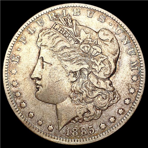 1885-CC Morgan Silver Dollar NEARLY UNCIRCULATED