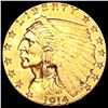 Image 1 : 1914-D $2.50 Gold Quarter Eagle CLOSELY UNCIRCULAT