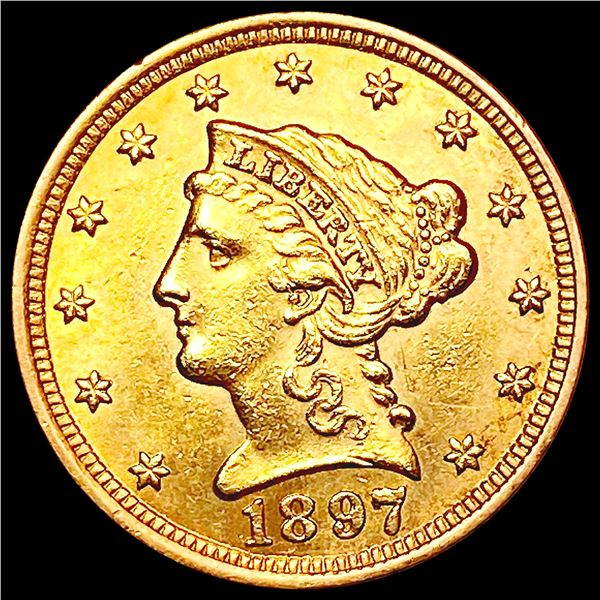 1897 $2.50 Gold Quarter Eagle UNCIRCULATED