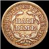 Image 2 : 1849 Seated Liberty Half Dime CLOSELY UNCIRCULATED