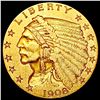 Image 1 : 1908 $2.50 Gold Quarter Eagle CLOSELY UNCIRCULATED