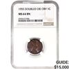 Image 1 : 1955 DDO Wheat Cent NGC MS64 BN