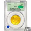 1913 CAC $10 Gold Eagle PCGS MS64