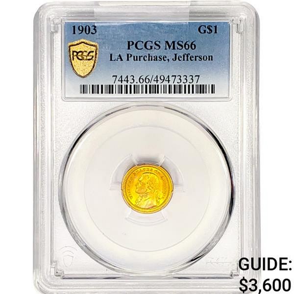 1903 Lousiana Purchase Expo Gold Dollar PCGS MS66