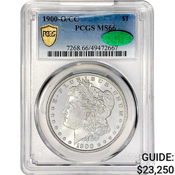 1900-O/CC CAC Morgan Silver Dollar PCGS MS66