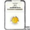 1914-D $2.50 Gold Quarter Eagle NGC MS62