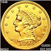 1848 $2.50 Gold Quarter Eagle UNCIRCULATED
