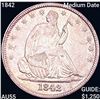 Image 1 : 1842 Med Date Seated Lib Half Dollar HIGH GRADE