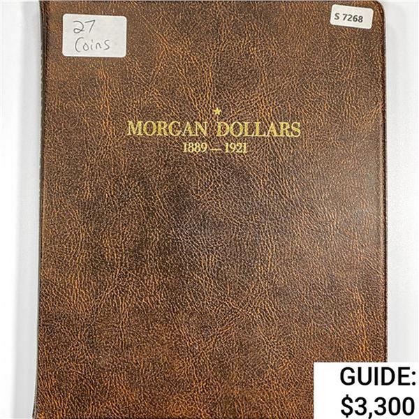 1889-1897 Morgan Dollar Book (27 Coins)