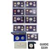 Image 1 : 1984-2002 US Proof Mint Sets [48 Coins]