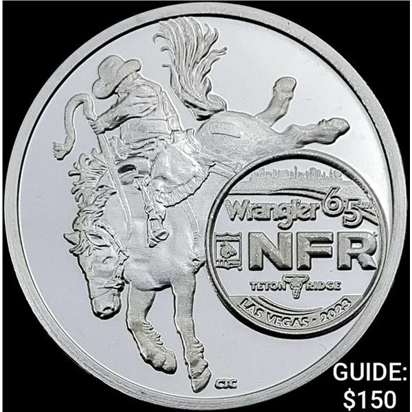 2023 NFR Pro Rodeo Commemorative 1oz Pure Silver Coin