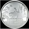 Image 2 : 2023 Cowboy Christmas Commemorative 1oz Pure Silver Coin