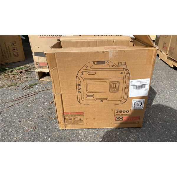 OHV ENGINE ( MXR3500 ) PORTABLE INVERTER GAS POWERED GENERATOR WITH A 1.06 GALLON FUEL CAPACITY