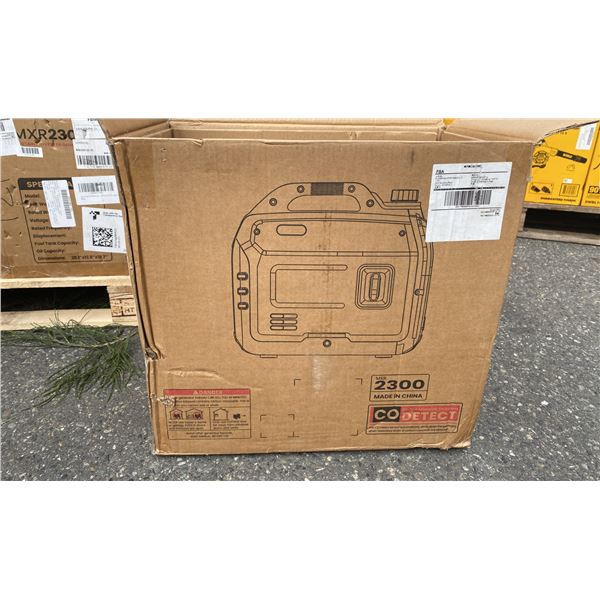 OHV ENGINE ( MXR2300 ) PORTABLE INVERTER GAS POWERED GENERATOR WITH A 1.06 GALLON FUEL CAPACITY