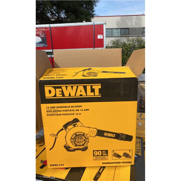 DEWALT 12 AMP HANDHELD BLOWER ( DWBL700 ) IN BOX *TOOL ONLY BATTERIES NOT INCLUDED*