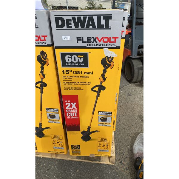 DEWALT 15" STRING TRIMMER ( DCST970B ) IN BOX *TOOL ONLY BATTERIES NOT INCLUDED*