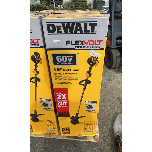 DEWALT 15" STRING TRIMMER ( DCST970B ) IN BOX *TOOL ONLY BATTERIES NOT INCLUDED*