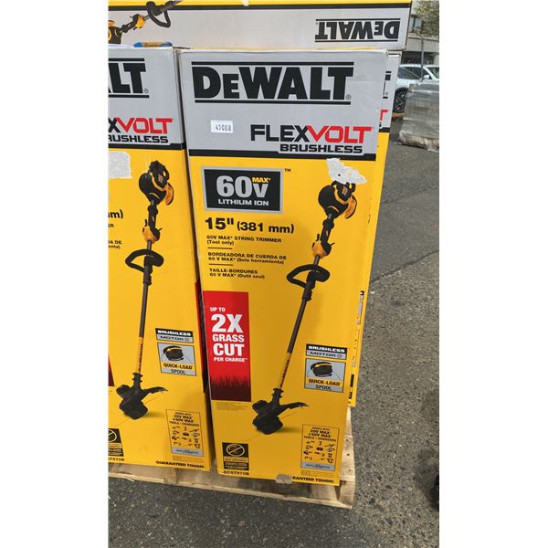 DEWALT 15  STRING TRIMMER ( DCST970B ) IN BOX *TOOL ONLY BATTERIES NOT INCLUDED*