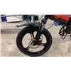Image 8 : VICTORIAN M1 A BLACK / RED SHIMANO 7 SPEED ELECTRIC FOLDABLE E-BIKE WITH CHARGER - 55 KM RANGE,