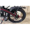 Image 7 : VICTORIAN M2 A BLACK / RED SHIMANO 7 SPEED ELECTRIC FOLDABLE E-BIKE WITH CHARGER - 55 KM RANGE,