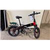 Image 2 : VICTORIAN M2 A BLACK / RED SHIMANO 7 SPEED ELECTRIC FOLDABLE E-BIKE WITH CHARGER - 55 KM RANGE,