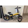 Image 2 : VICTORIAN M1 A BLACK / YELLOW SHIMANO 7 SPEED ELECTRIC FOLDABLE E-BIKE WITH CHARGER - 55 KM RANGE,