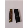 Image 4 : (2) Pocket Knives (black one slightly seized)
