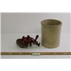 Image 1 : Luther/Milwaukee Tool Grinder, Ceramic Pot (No Lid, Crack displayed in pictures)