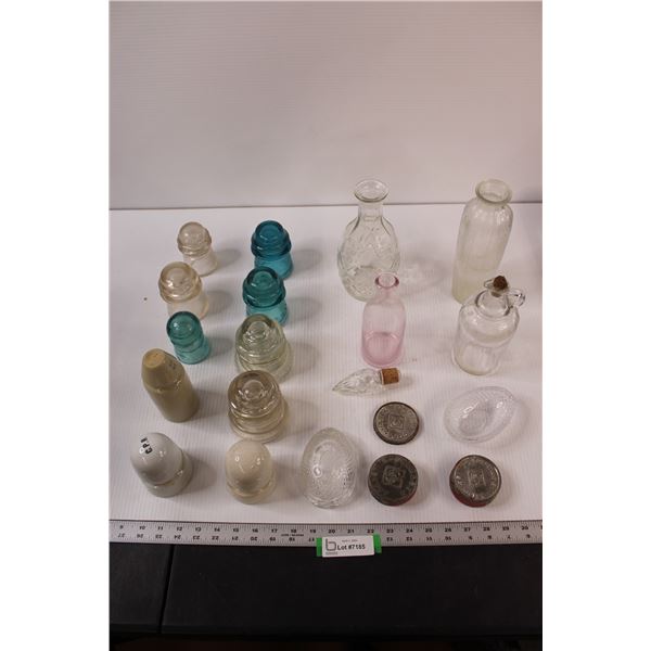 (19) Power Line Insulators, Misc. Glassware