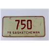 Image 2 : Pair of Sask Plates Dated 1975