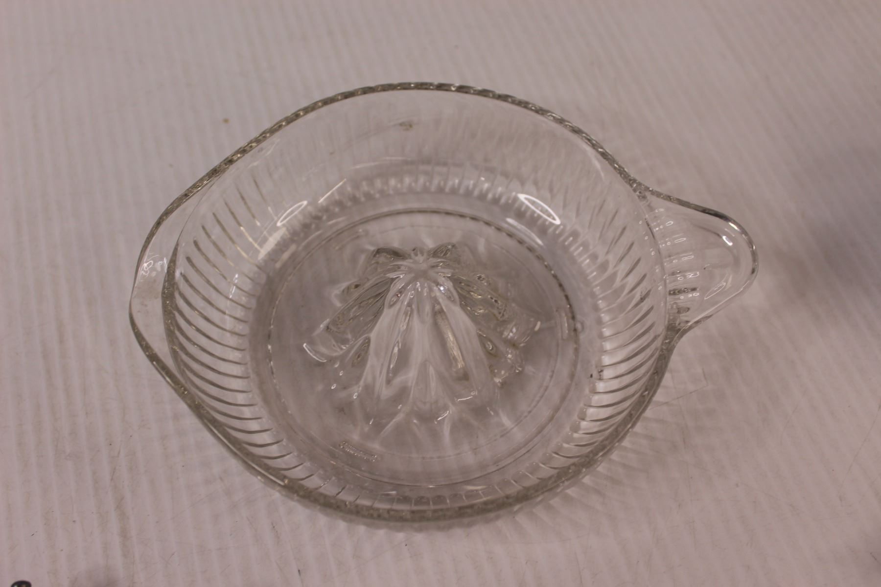 (8) Misc. Items (straight razor, blades, lemon juicer dish, etc