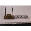 Image 1 : (2) Clocks (one clock has built in hygrometer and thermometer) (untested)