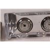 Image 3 : (2) Clocks (one clock has built in hygrometer and thermometer) (untested)